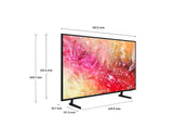 Samsung 43 inch U8000F Crystal UHD 4K Smart TV (2025 Model) featuring MetalStream Design and Tizen OS