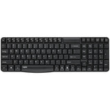Rapoo E1050 wireless keyboard, compact design, quiet keys, ideal for office or home.
