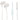 Rocka Aura Series Aux Earphones with Mic - White by Rocka