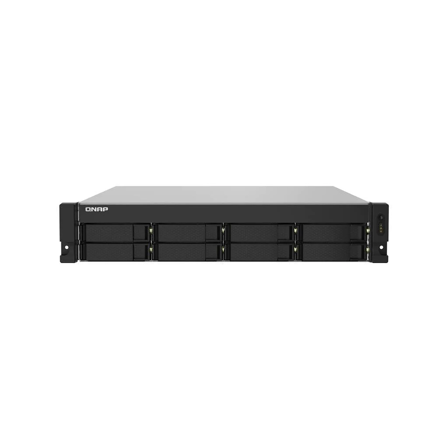 QNAP 8-Bay Quad-Core 17 GHZ Rackmount NAS with 250W PSU 4GB DDR4 UDIMM RAM SATA 6GBPS 2x 10GBE SFP+ LAN 2x 1GBE LAN - NexGen Computing -R 35899.00