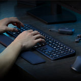 Logitech MX Keys S Graphite Wireless Keyboard: Low profile, backlit, with programmable keys for enhanced productivity.