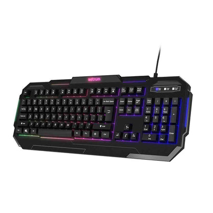 Astrum Slim Backlit Wired Gaming Keyboard - NexGen Computing -R 400.00