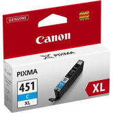 Canon CLI-451XL High-Yield Cyan Ink Cartridge