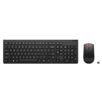 Lenovo Essential Wireless Keyboard and Mouse Gen2, black. Wireless combo set.