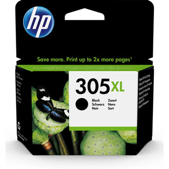 HP 305XL High Yield Black Original Ink Cartridge (3YM62AE) for HP DeskJet printers. Delivers crisp, clear prints.
