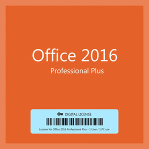 Microsoft Office 2016 Professional Plus.