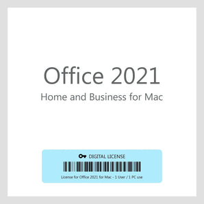 Microsoft Office 2021 Home & Business for Mac.