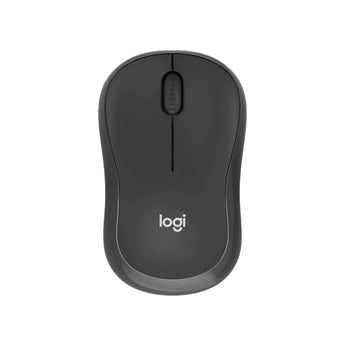 Logitech M240 Silent Bluetooth Mouse in graphite, an ambidextrous wireless mouse.
