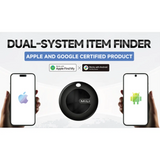 MiLi MiTag Bluetooth Tracker: Key Finder, Luggage Tracker, Compatible with Apple & Android