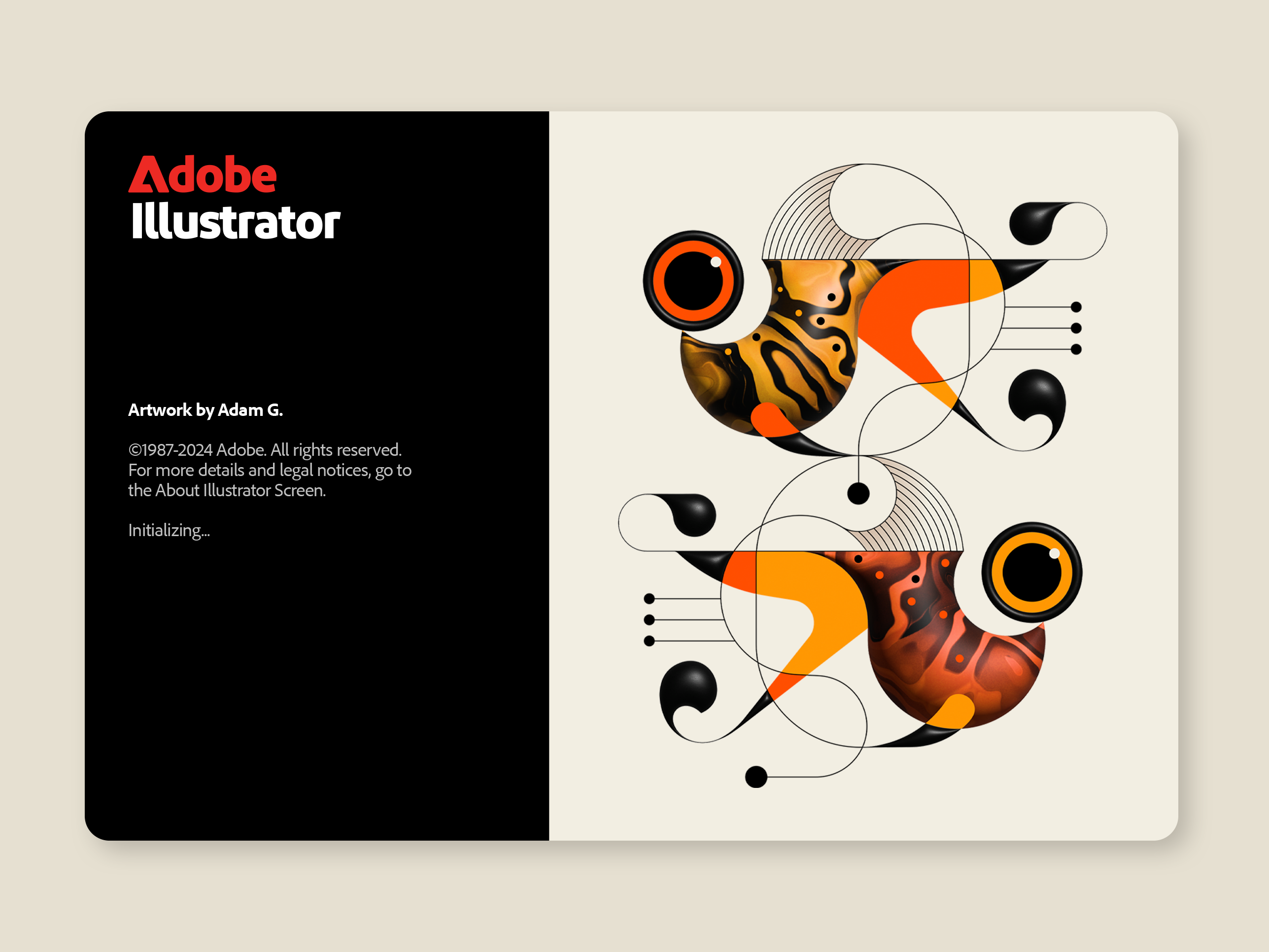 Adobe Illustrator 2025 for Mac.