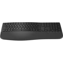 HP 685 Comfort Dual-Mode Keyboard, black, adjustable angle, wireless, for comfortable typing in office and home.